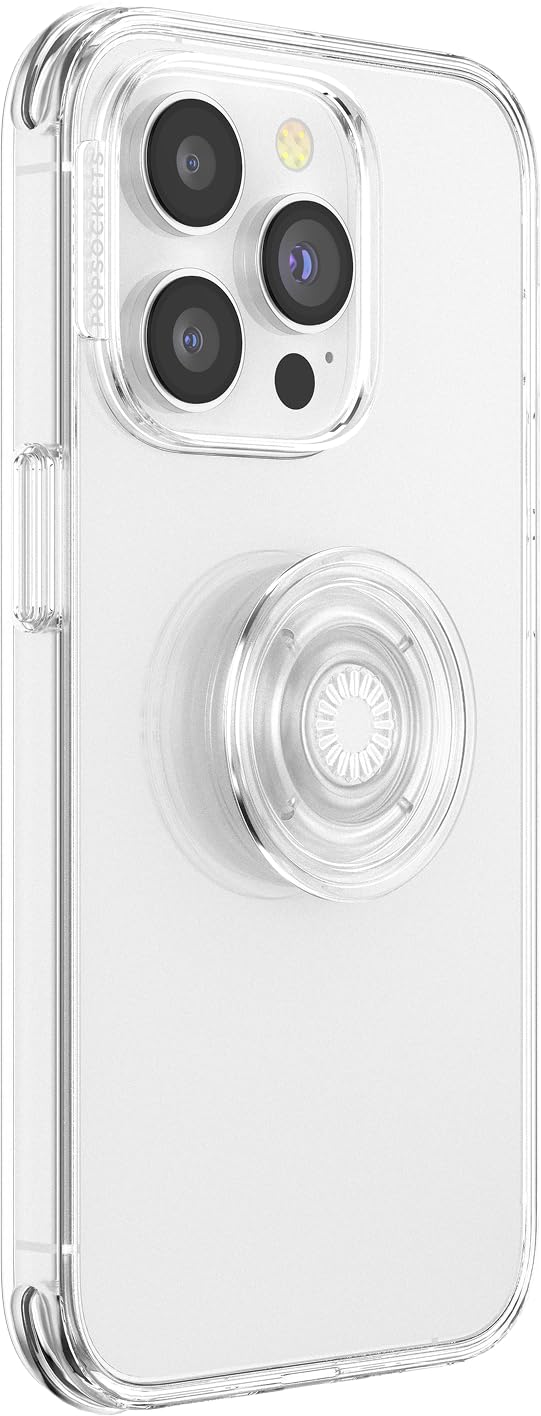 PopSockets Adhesive Phone Grip, Holder, Phone Stand - Clear