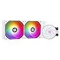 Thermalright Aqua Elite 240 White ARGB V4 CPU Water Cooling,White Aio CPU Cooler, 240 Cooling Row Size,Double PWM Fans with S-FDB Bearings,for