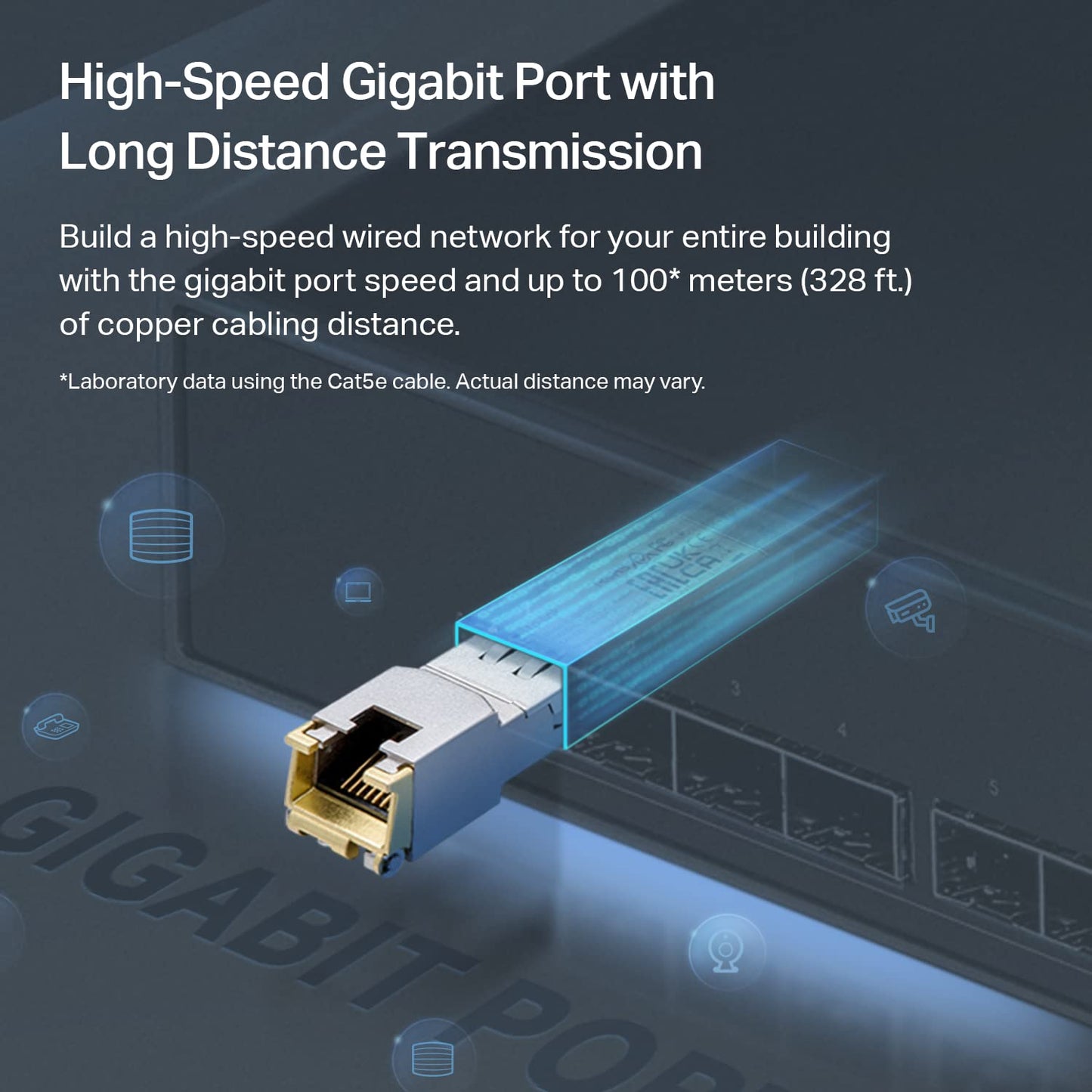 TP-Link Omada SM331T | 1000Base-T RJ45 SFP Module | 1.25G Copper SFP Transceiver| SFP to Ethernet | Plug and Play | Hot Pluggable| Up to 100m Distance