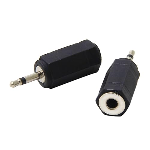 Harmony IR Adapters, Ancable 2-Pack 2.5mm Mono Plug to 3.5mm Mono Jack Connector for Logitech Harmony Hub and IR Blaster, IR Emitter Extenders, IR