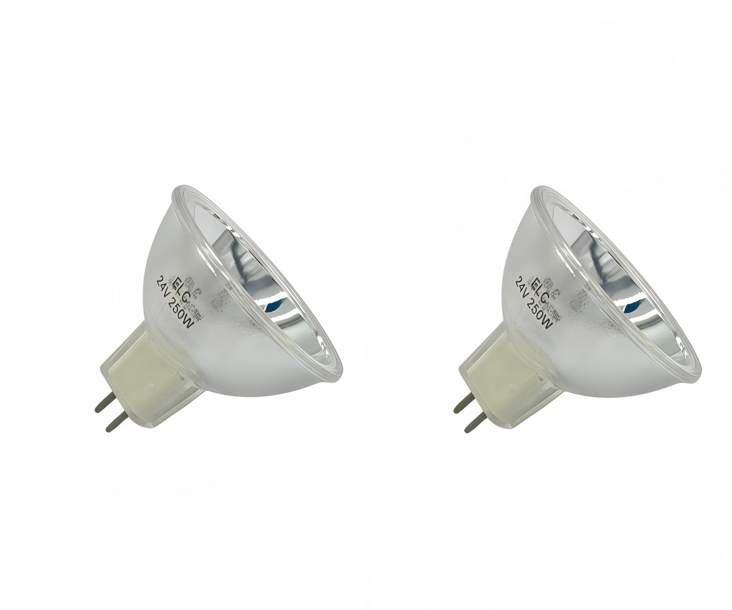 Tawelun 2 PCS ELC 250W 24V Bulb Base GX5.3 24v 250w Halogen Lamp OEM Replacement Bulb for ELC 250 for BC6360 1003264 64653