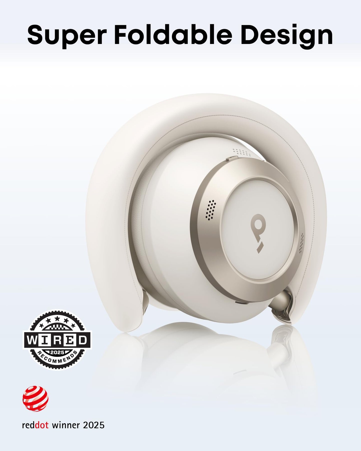 Soundcore Space One Pro, FlexiCurve Over-Ear Headphone, Adaptive Active Noise Cancelling Headphones Driven by 6 Mics, 60H Lossless Audio, Ultra-Fast…