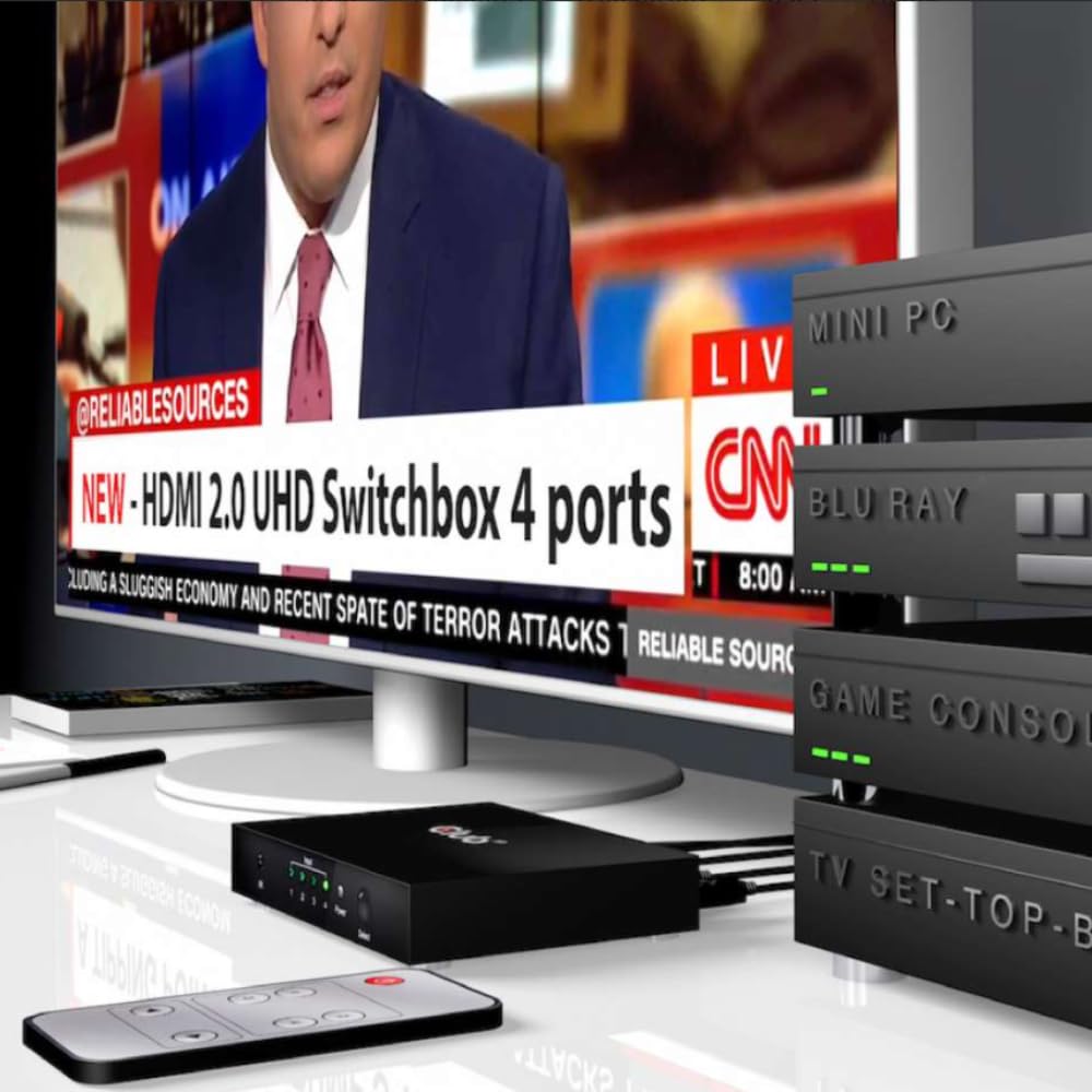 Hdmi 4K60hz 2.0 Uhd Switchbox 4 Ports