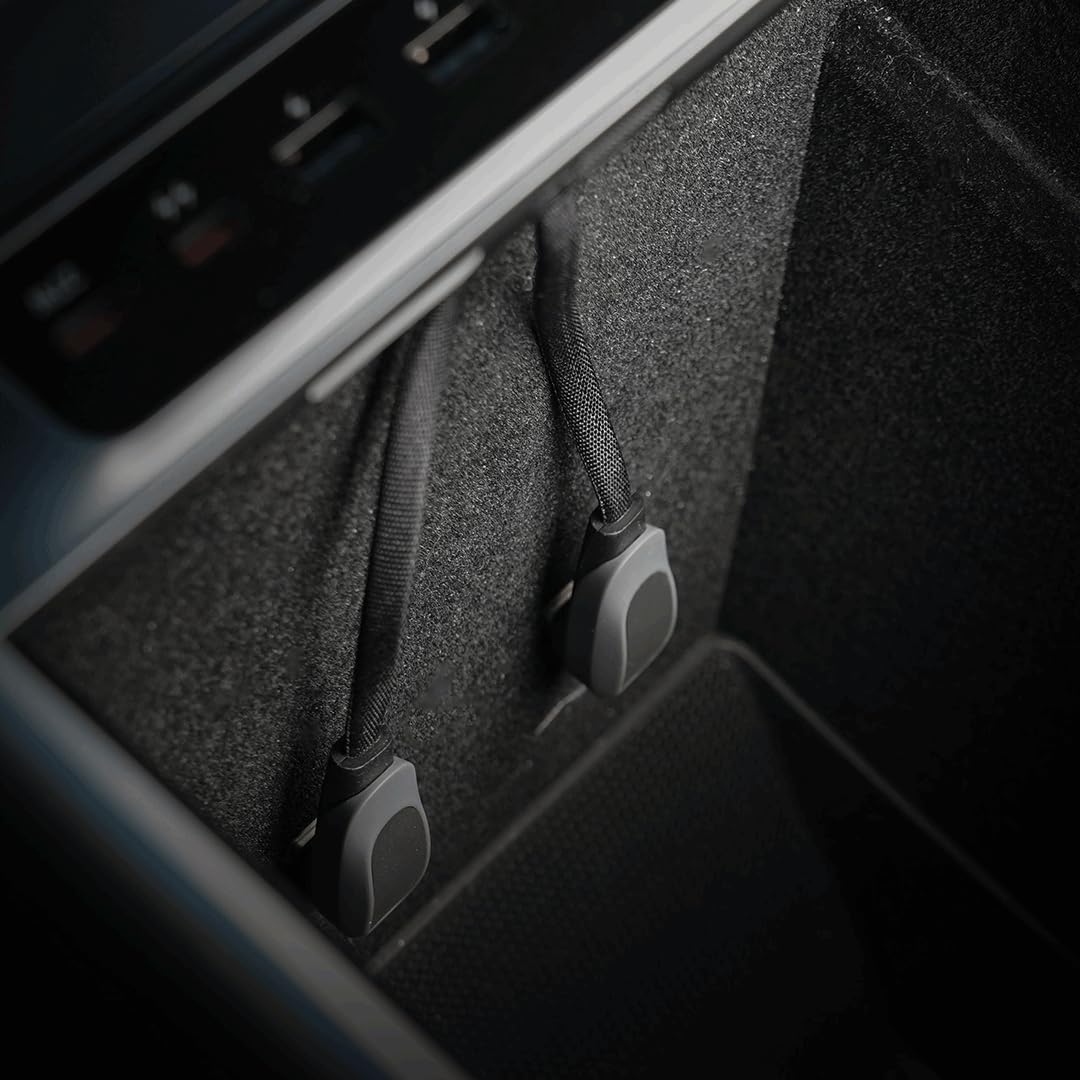 VION Model 3/Y Center Console Hub (Real-time Charging Data) - Fits 2024-2021 Model Y, 2023-2021 Model 3 - Display Turns on When Charging.