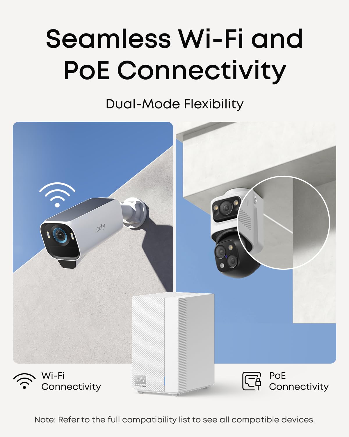 eufy HomeBase Professional S1, Home Security Center, 4G Connectivity, Battery Backup, Local Expandable Storage, Advanced Local AI, Compatible