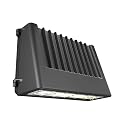 RAB SLIM17 Full Cutoff Fixture, 120-277 Volt, Field Adjustable Color, Includes Photocell, 100,000 Life Hours, Dark Sky LED Outdoor Lighting Wall Pack