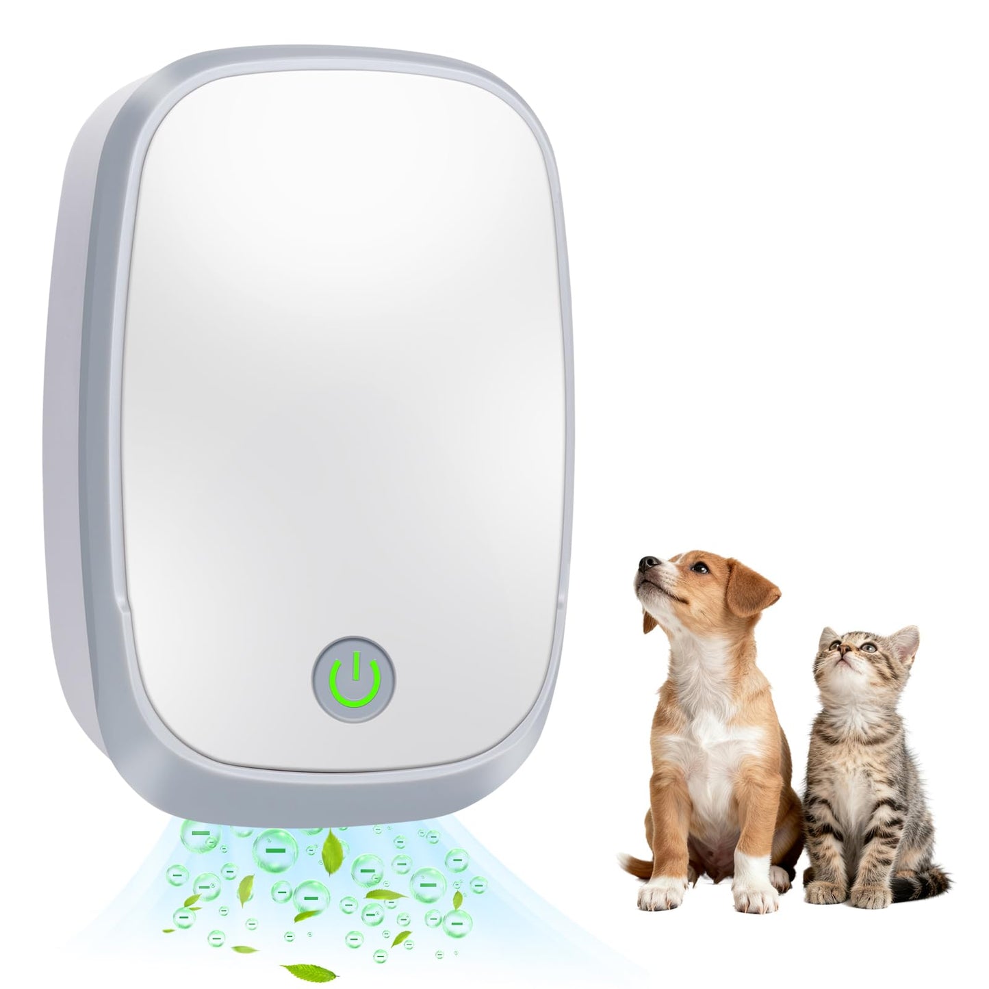 Cat Litter Deodorizer, 99% Odor Eliminator for Pet Odors, Plug In Negative Ion Air Purifier for Litter Box Box, Dog Bed, Home, Kitchen, Bathroom