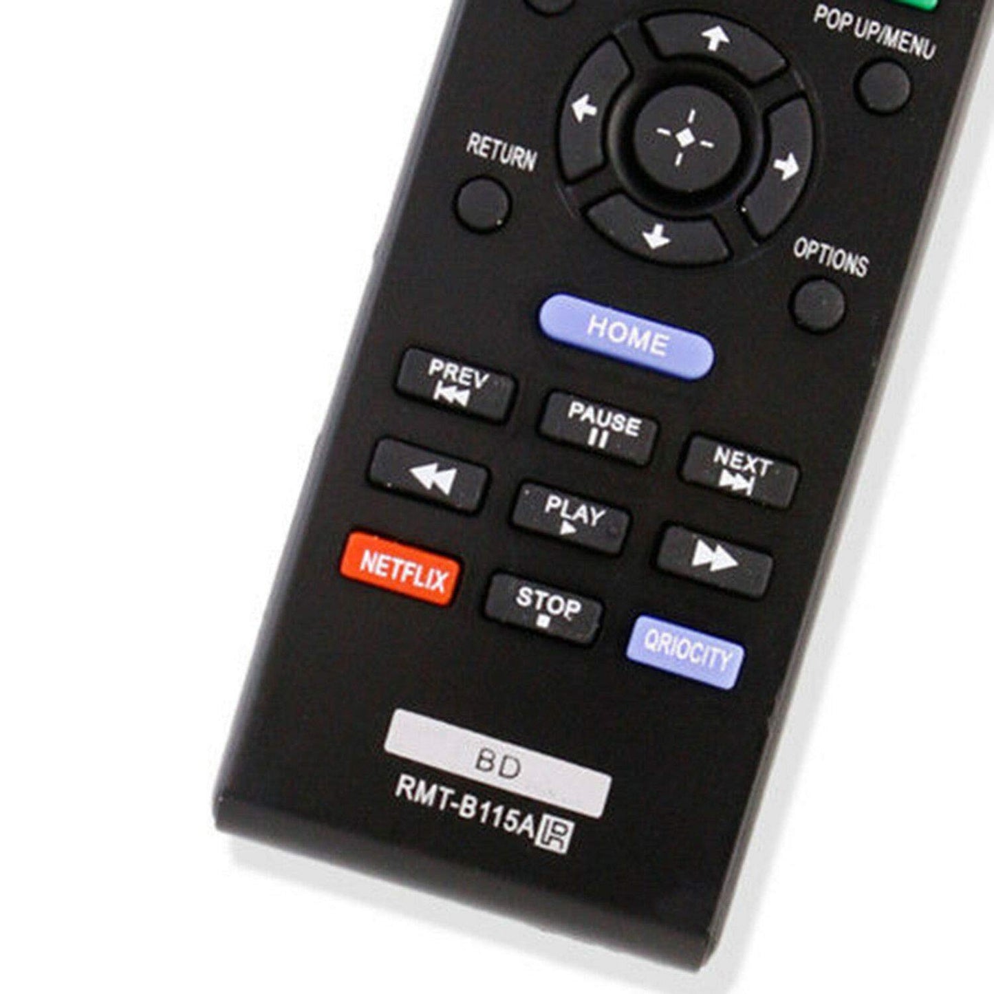 New - Remote Control RMT-B115A Replace for Sony Bluray DVD Player BDP-S480 BDP-S580