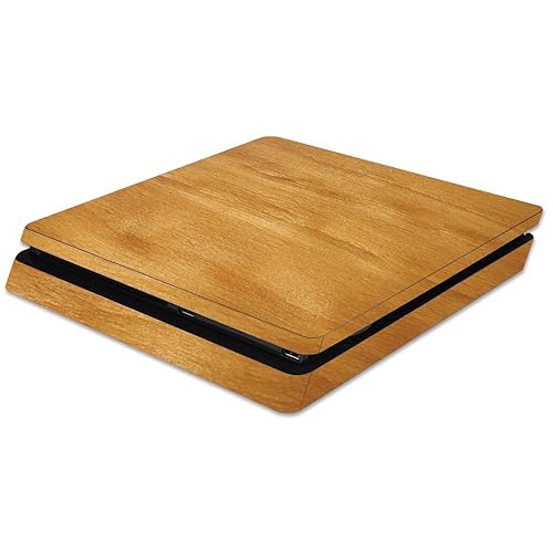 MightySkins Skin Compatible with Sony PS4 Slim Console - Birch Grain | Protective, Durable, and Unique Vinyl Decal wrap Cover | Easy to Apply, Remove
