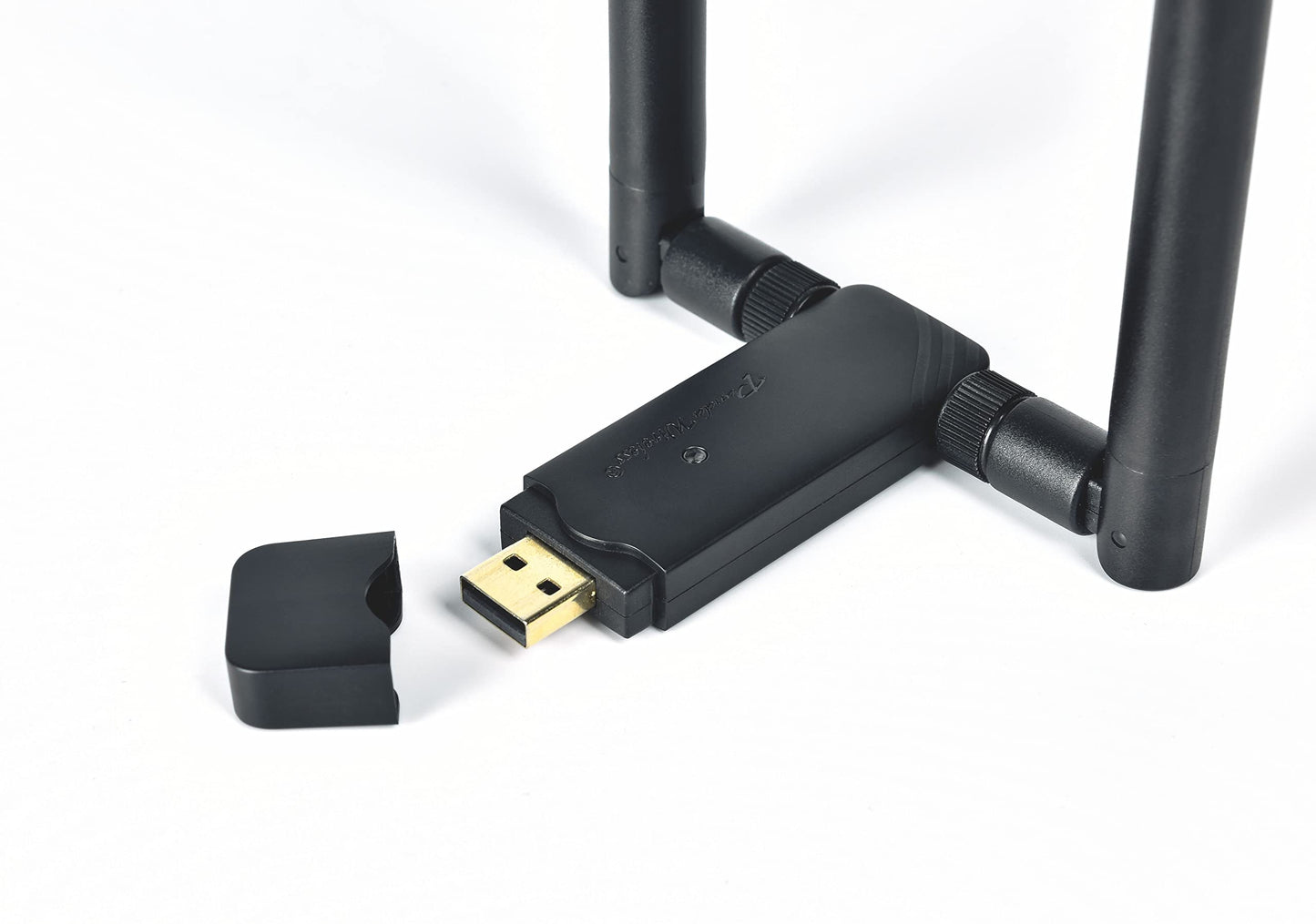 Panda Wireless PAU0D AC1200 Wireless AC USB Adapter w/Dual Antennas - Windows 7/8/10/11/2019/2022, Zorin, MXLinux, Mint, Ubuntu, Fedora, openSUSE