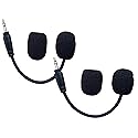 TNE 2 Pack HS35 Mic Replacement | 2X Detachable Game Microphone Boom for Corsair HS35 and HS45 PS4 Pro PS5 Xbox One X Computer PC Gaming Headsets