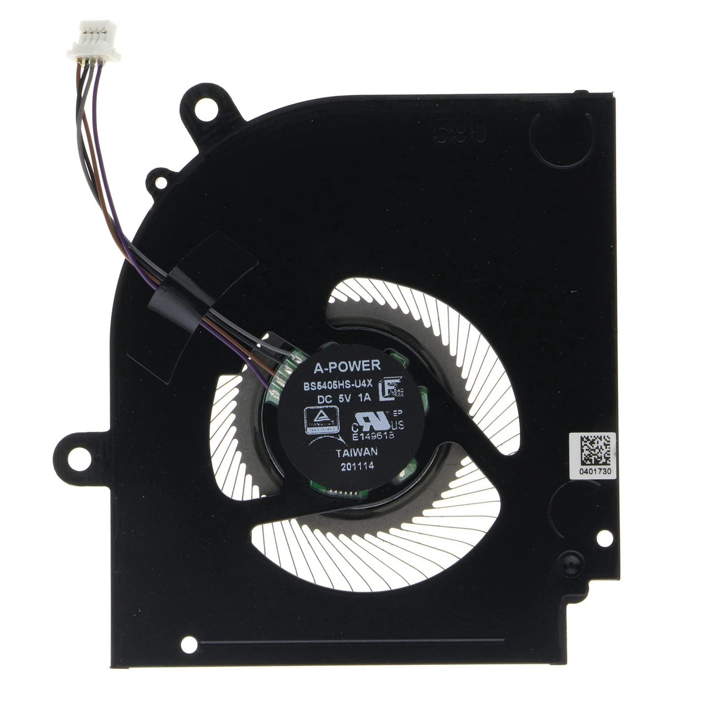 Replacement CPU&GPU Cooling Fan for MSI Stealth 15M A11UEKV-009US MS-1563 BS5405HS-U4W BS5405HS-U4X