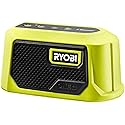 RYOBI One PAD02B ONE+ 18V Cordless Compact Bluetooth Speaker (Tool Only) (Renewed)
