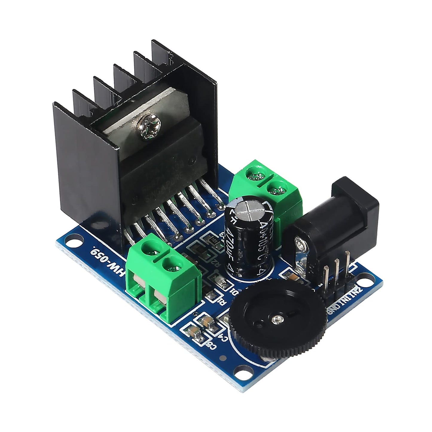 QCCAN 3PCS TDA7297 Audio Amplifier Board Module DC 6-18V Dual-Channel Stereo Amplifier Board 4-8 Ohms 10-50W for Sound System DIY Speakers