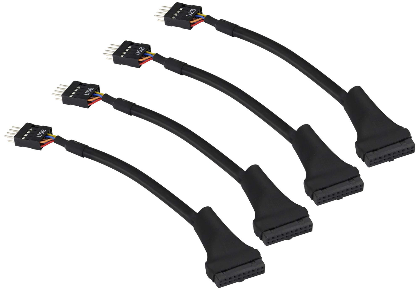 zdyCGTime Motherboard Adapter Cable,USB 3.0 19Pin Female to USB 2.0 9Pin Male convertor Computer Cable Connector,Motherboard 9Pin Male to 20Pin Female