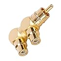 AudioQuest adapter - RCA male to two RCA female - hard assembly