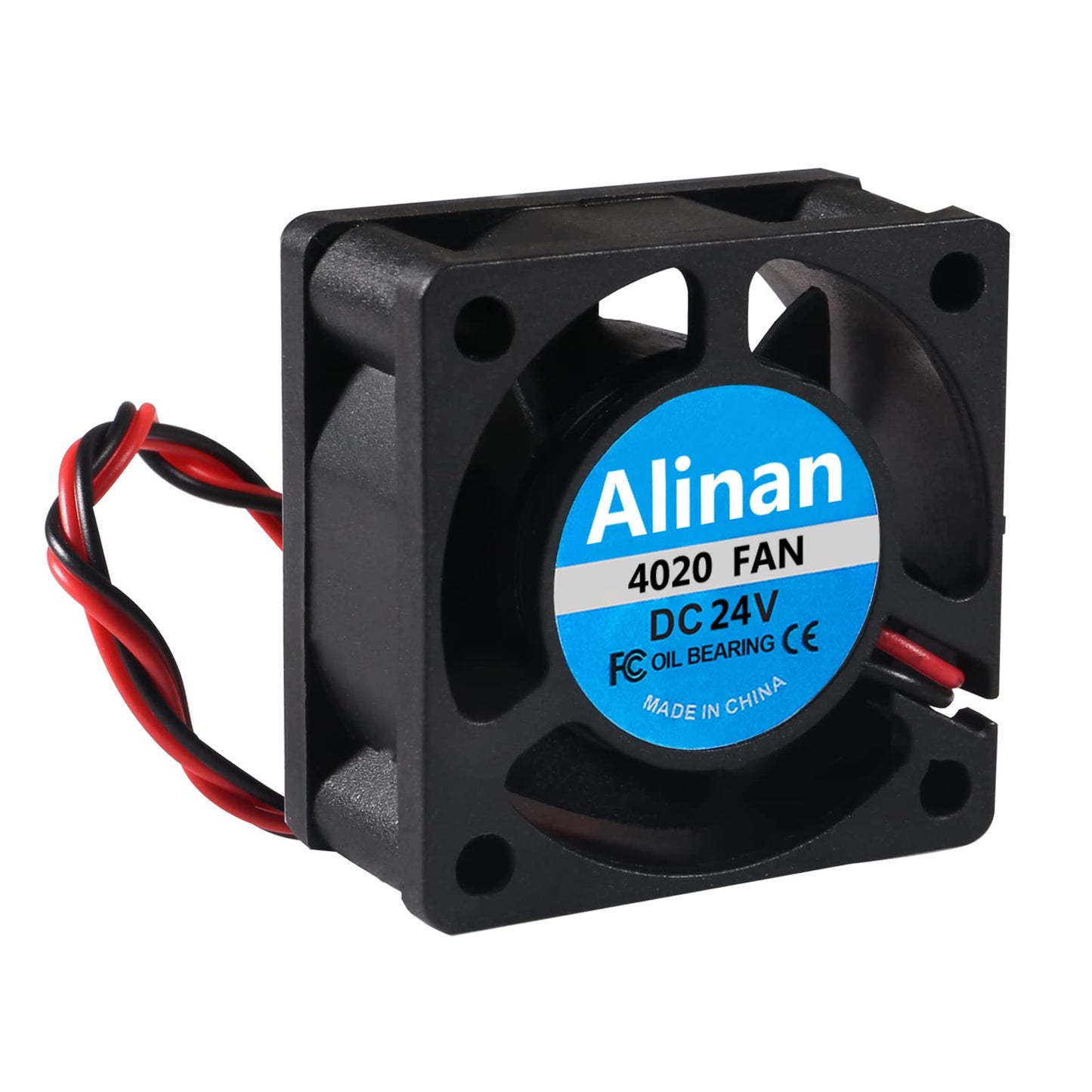 Alinan 6pcs 4020 24V Sleeve Bearing Brushless Cooling Fan 40 * 40 * 20MM with 2PIN Terninal 3D Printer Cooling Fan Computer Fan