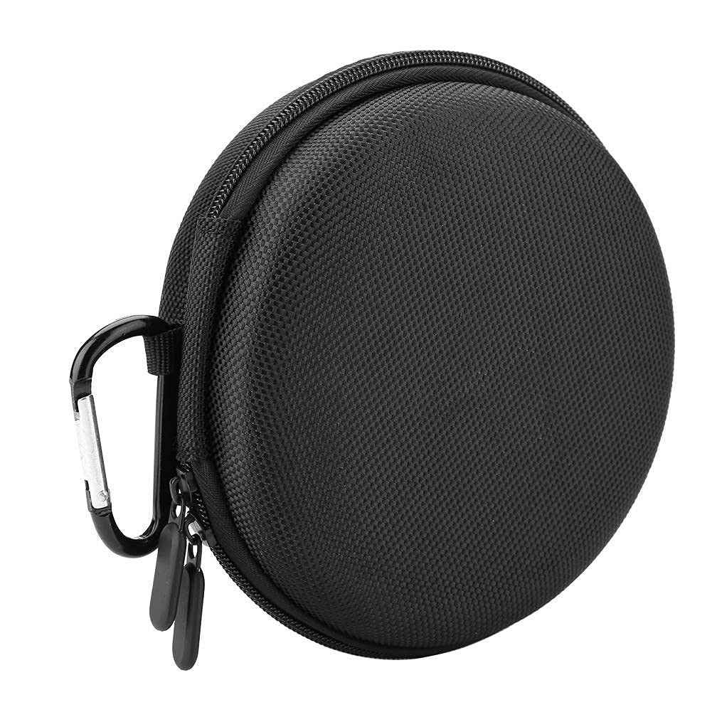 Bluetooth Speaker Bag Portable Full Bluetooth Speaker Storage Bag Case for A1with Carabiner for Transportation, Travelling, Outdoor Activities Black