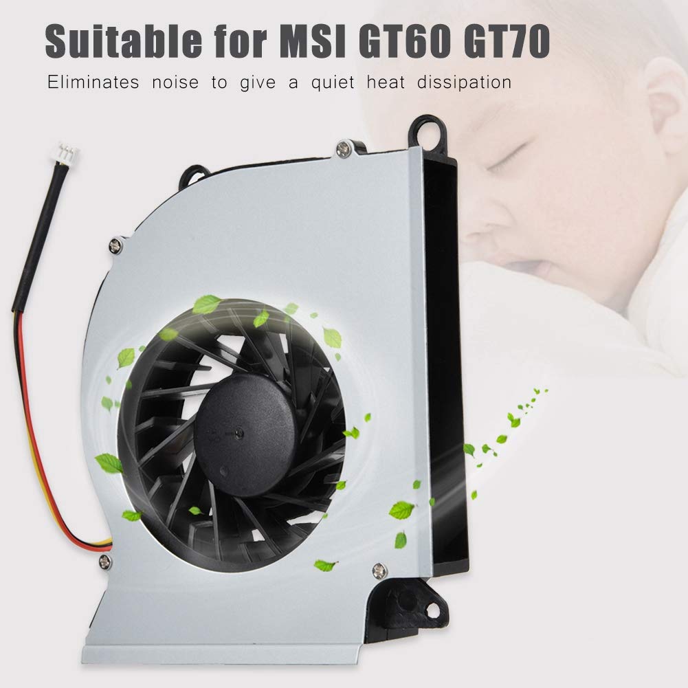 Internal CPU Cooling Fan for GT60, CPU Fans,Quiet Blowing,Fast Heat Dissipation,Easy to Install