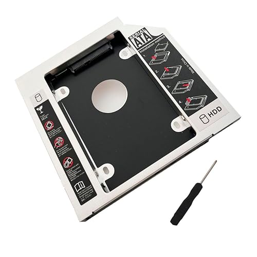 12.7mm SATA 2nd HDD SSD Hard Disk Drive Optical Bay Caddy Frame Tray for Samsung R560 R580 R590 R610 R620