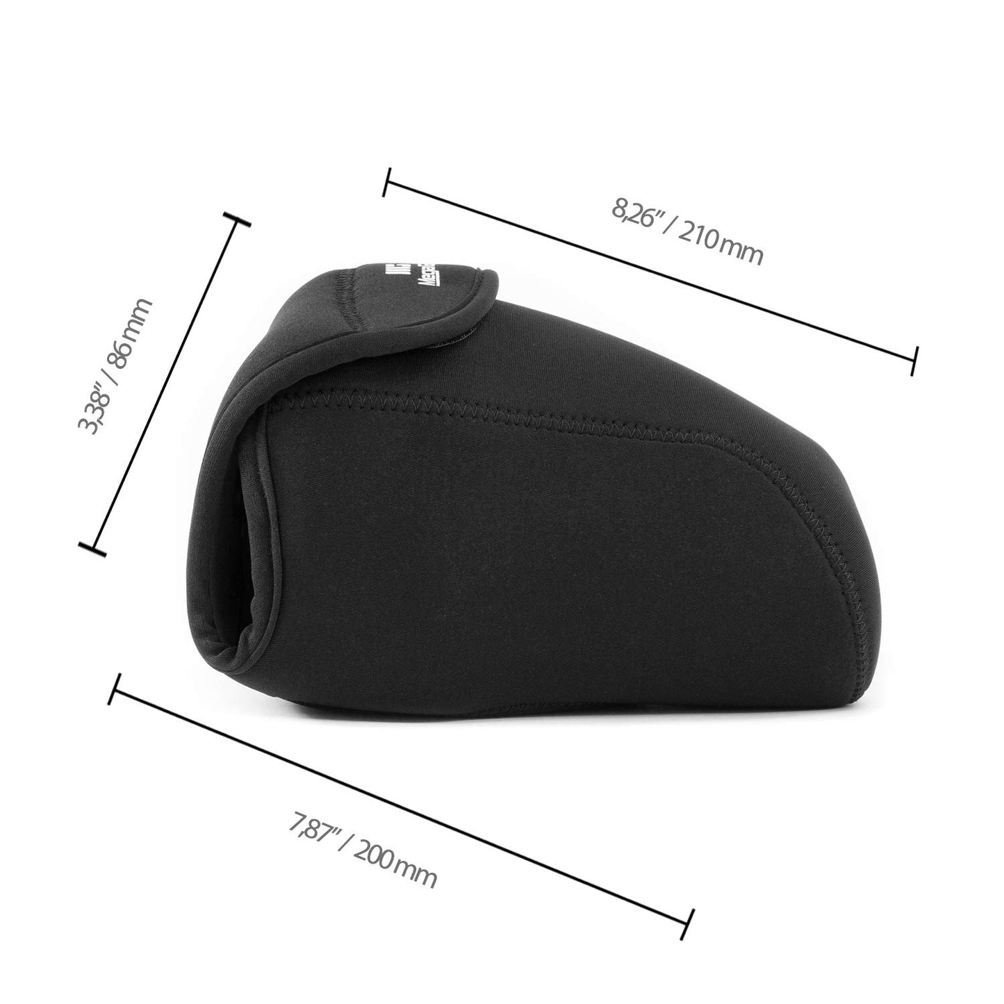 MegaGear MG091 Nikon D3500, D5600, D3400, D5500, D7200, D3300, D5300, D610, D7100, D600, D3200 Ultra Light Neoprene Camera Case, Black insade Yellow