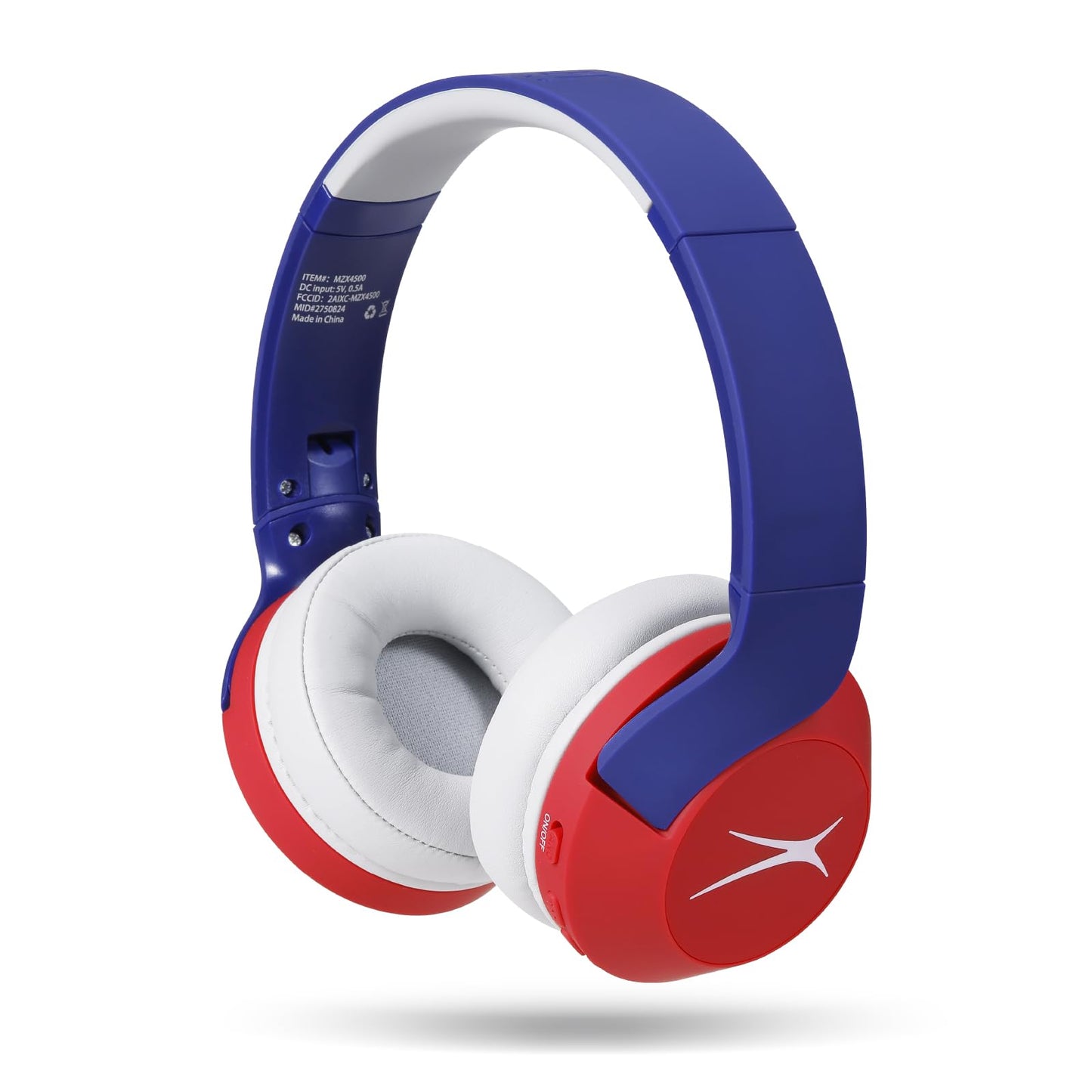 Altec Lansing Kid Safe Noise Cancelling Wireless Headphones 15H Battery, 85dB Volume Limit, Foldable Design Powerful Sound, Active Noise Cancellation