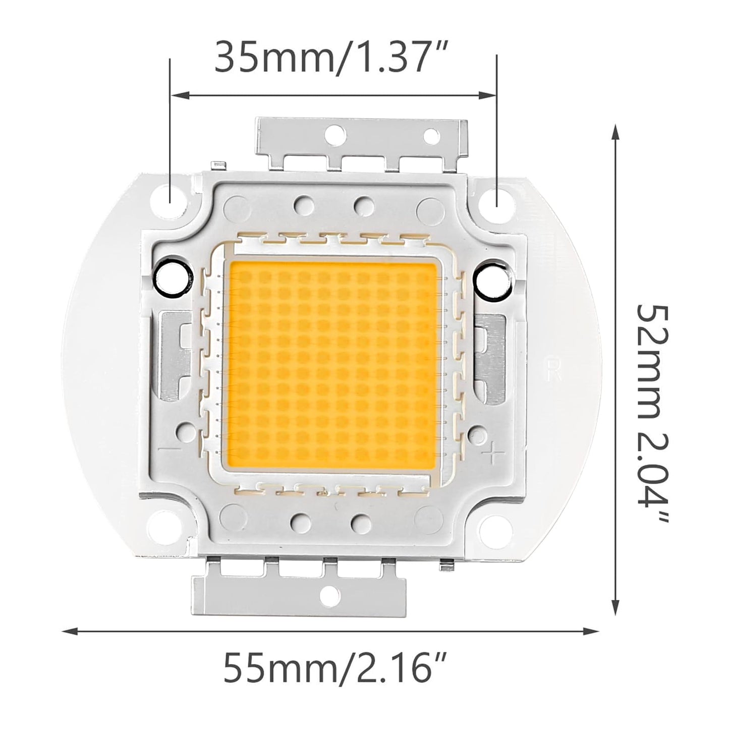 200W 3200K Warm White SMD COB Integrated Light Source, LED Beads, Chip, Lamp Bulb for Stage Lights