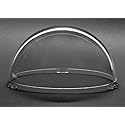 JMX 3 Inch Acrylic Indoor/Outdoor CCTV Clear Camera Dome Cover Security Camera Housing