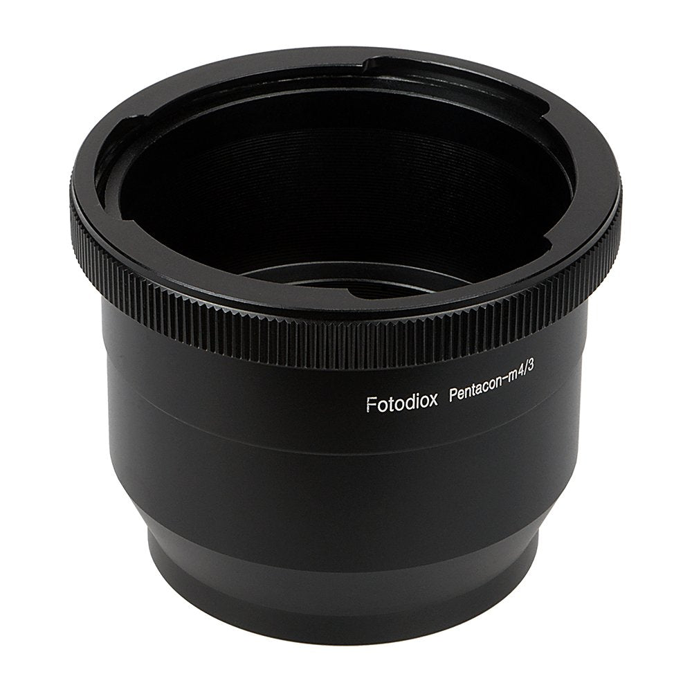 Fotodiox Lens Mount Adapter - Pentacon 6 (Kiev 60) SLR Lens to Micro Four Thirds (MFT, M4/3) Mount Mirrorless Camera Body, Black, (P6-MFT)