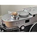 YEWOOP Lf-B Metal Brass Knurled Concave Shutter Release Button Compatible with Fujifilm, Hasselblad, Rolleiflex, Nikon Better Balance & Grip