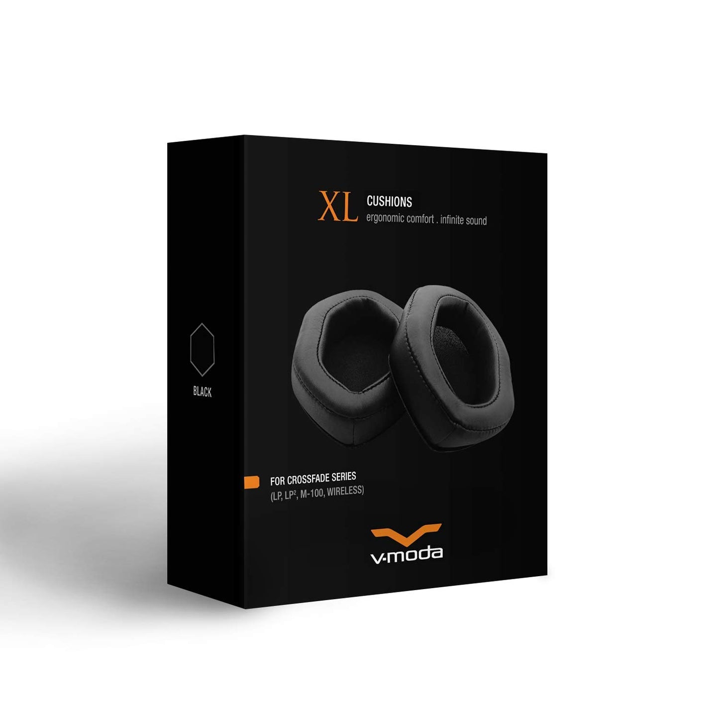 V-Moda XL Cushions for Over-Ear Headphones - Black
