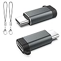 TiMOVO Adapter for Lightning to USB C Adapter, 2 Pack USB to USB C Cable Converter for iPhone 16/16 Pro/Pro Max, iPad Pro/Air/Mini,MacBook…