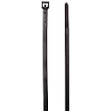 Hellermann Tyton T50L0UVC2 Standard Cable Tie, 15.35" Long, 50lb Tensile Strength, PA66UV, Black (Pack of 100)