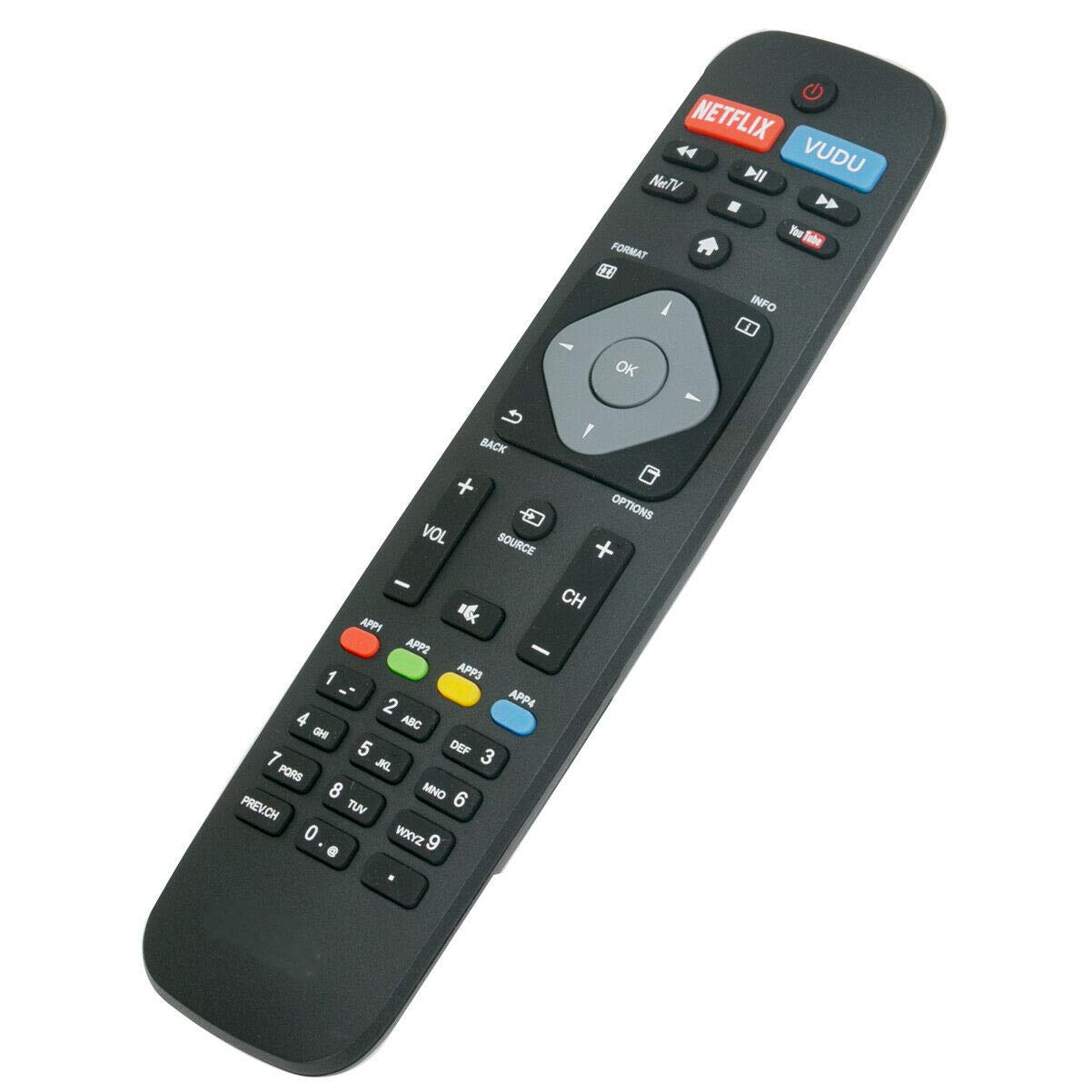 New Remote Control Replace for Philips TV 32PFL4902/F7 40PFL4901/F7 55PFL6902/F7 65PFL5602/F7
