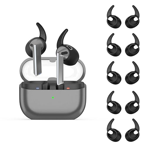 Ear Hooks for Galaxy Buds 3, WADVCU 5 Pairs Ear Hook Compatiable with Samsung Galaxy Buds 3 Silicone Accessories Anti-Slip Ear Covers Holder [Not Fit