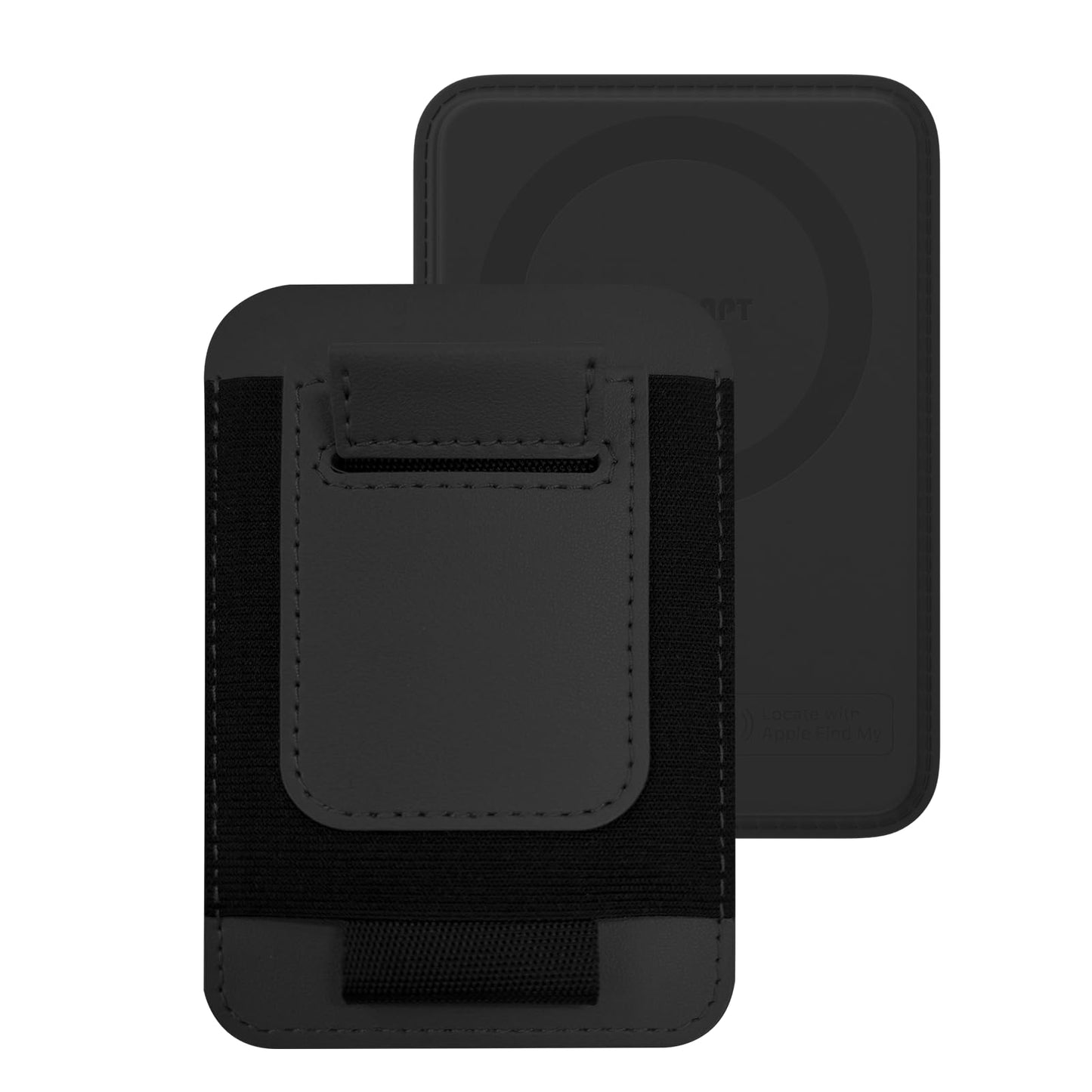 APTMAPT for MagSafe Wallet Works with Apple Find My, 5-Card RFID Holder with Pop-Up Strap, Strong Magnetic Wallet for iPhone 17/16/15/14/13/12 Pro Max