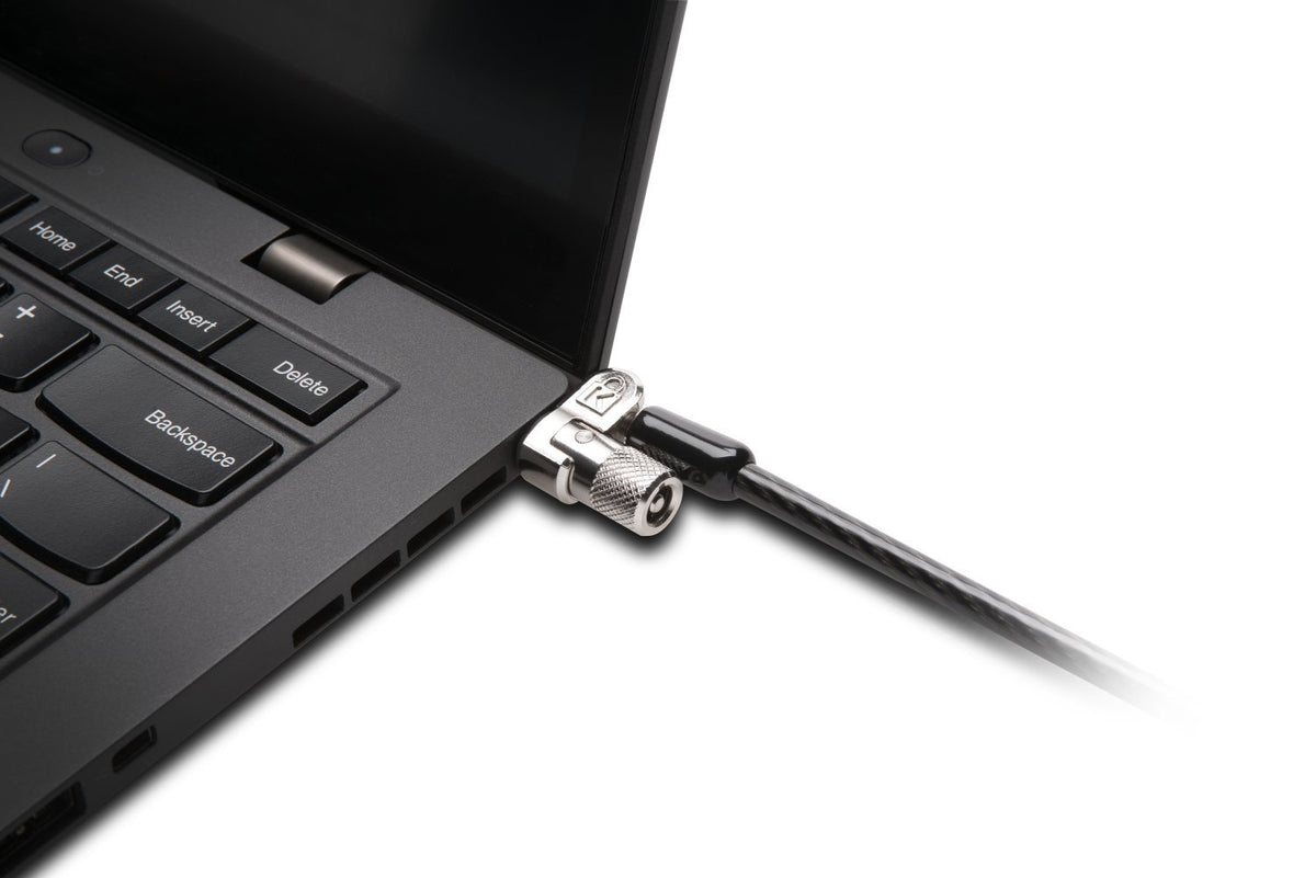 Kensington T-Bar Standard Keyed Lock Slot for Laptops, Durable 6’ Carbon Steel Cable Computer Lock, K65035AM