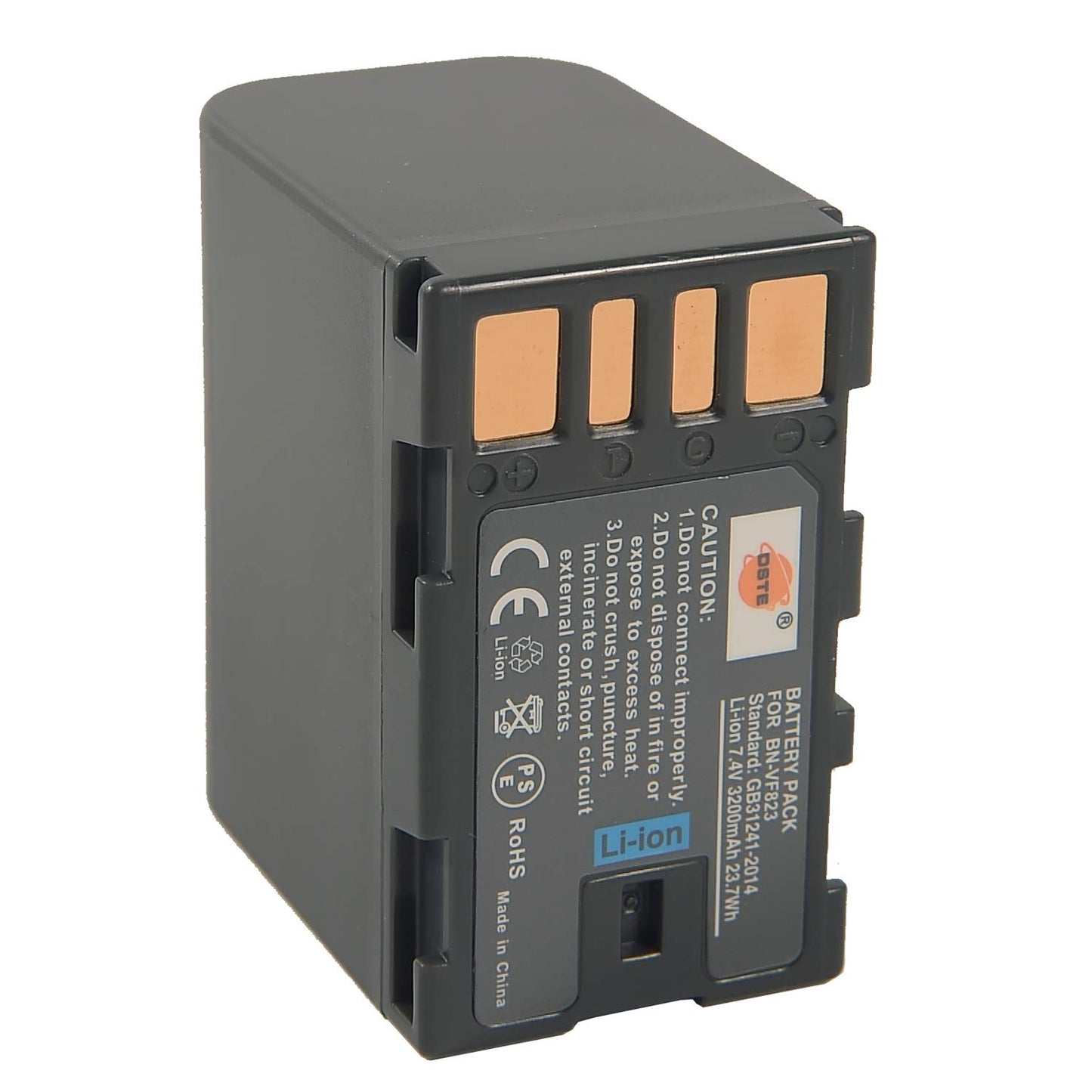 DSTE BN-VF823 BN-VF823U Li-ion Battery Compatible Jvc Everio GS-TD1 GY-HM70U GY-HM100U GY-HM150U GZ-HMZ1U GZ-MG230 GZ-MG255 GZ-MG275 GZ-MG330 GZ-MG335