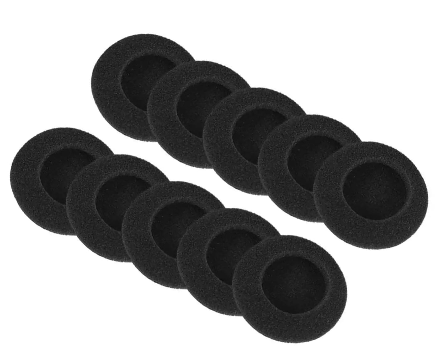 VEVER 10 Pairs 40 mm (1.5 Inch) Replacement Sponge Earpads Foam Pad Ear Cover for Philips Sony headphone (with VEVER LOGO package)