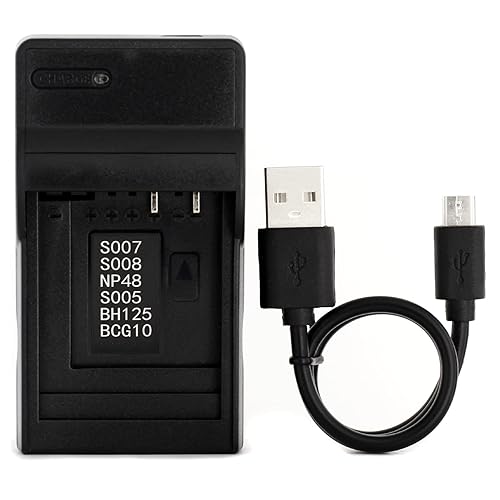 Norifon CGA-S008A USB Charger for Panasonic DMC-FS20, DMC-FS5, HM-TA1, SDR-S26, Lumix DMC-FS3, DMC-FX30, DMC-FX33, DMC-FX35, DMC-FX36, DMC-FX37