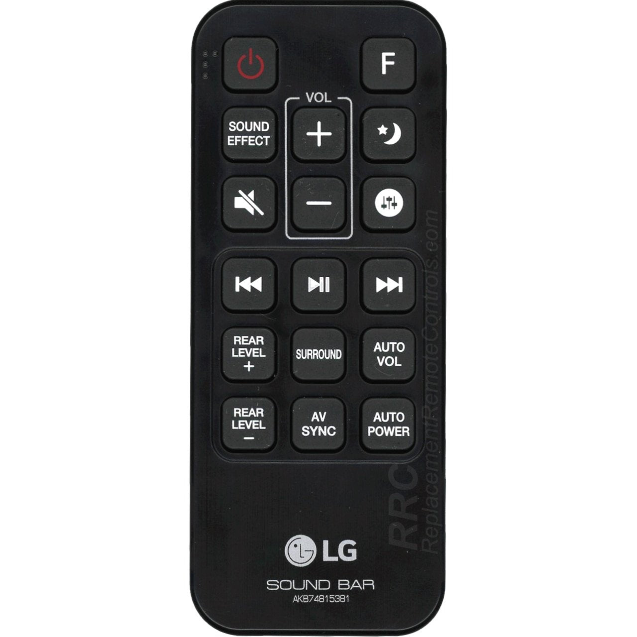 LG AKB74815381 Remote Control for SJ7 Soundbar Flex