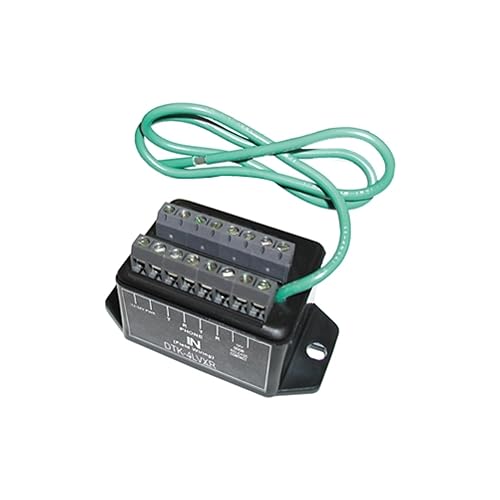 Ditek DTK-4LVXR 4 Pair Telephone Entry Protection - 1 Pair 12/24V Power, 2 Pair 130V Telco, 1 Pair 24V Mag Lock Release