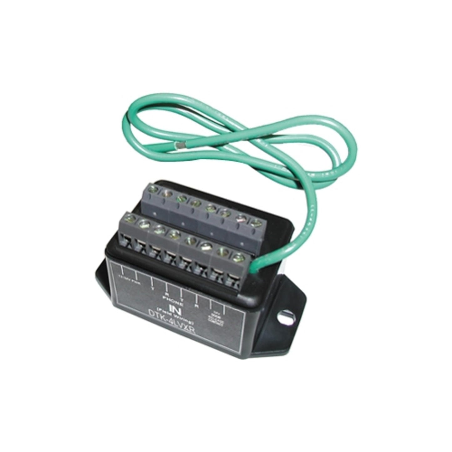 Ditek DTK-4LVXR 4 Pair Telephone Entry Protection - 1 Pair 12/24V Power, 2 Pair 130V Telco, 1 Pair 24V Mag Lock Release