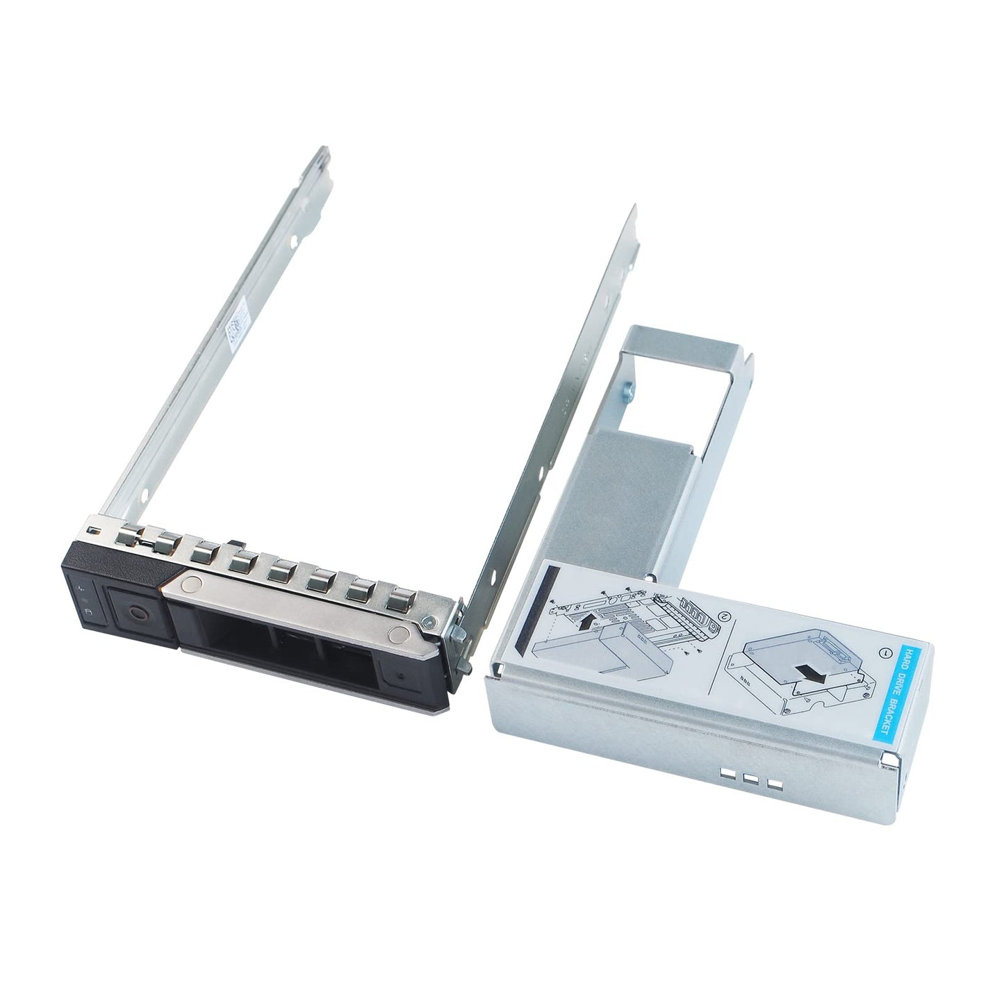 2.5 to 3.5 Hard Drive Adapter SSD, 3.5 Hard Drive Tray Caddy X7K8W 0X7K8W Y796F 0Y796F with 2.5 HDD Adapter Compatible for Dell PowerEdge