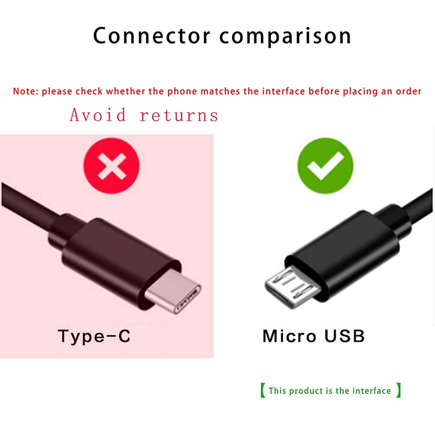 WZHENB Micro USB Keyboard Charger Charging Cable Cord Compatible for Keyboard Cover, Rii, Fintie, logitech K800 Y-R0011, Corsair K57 K63 K83 & More