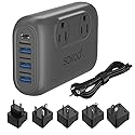 SOKOO 230-Watt Step Down 100-220V to 110V Voltage Converter, International Power Converter/Travel Adapter- Use for EU/UK/AU/US/India More Than 150…