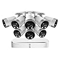 Lorex 4K Security Camera System, 8-Channel 2TB NVR with 8 Indoor/Outdoor Wired IP POE Metal Smart Deterrence Bullet Cameras, Smart Motion Detection