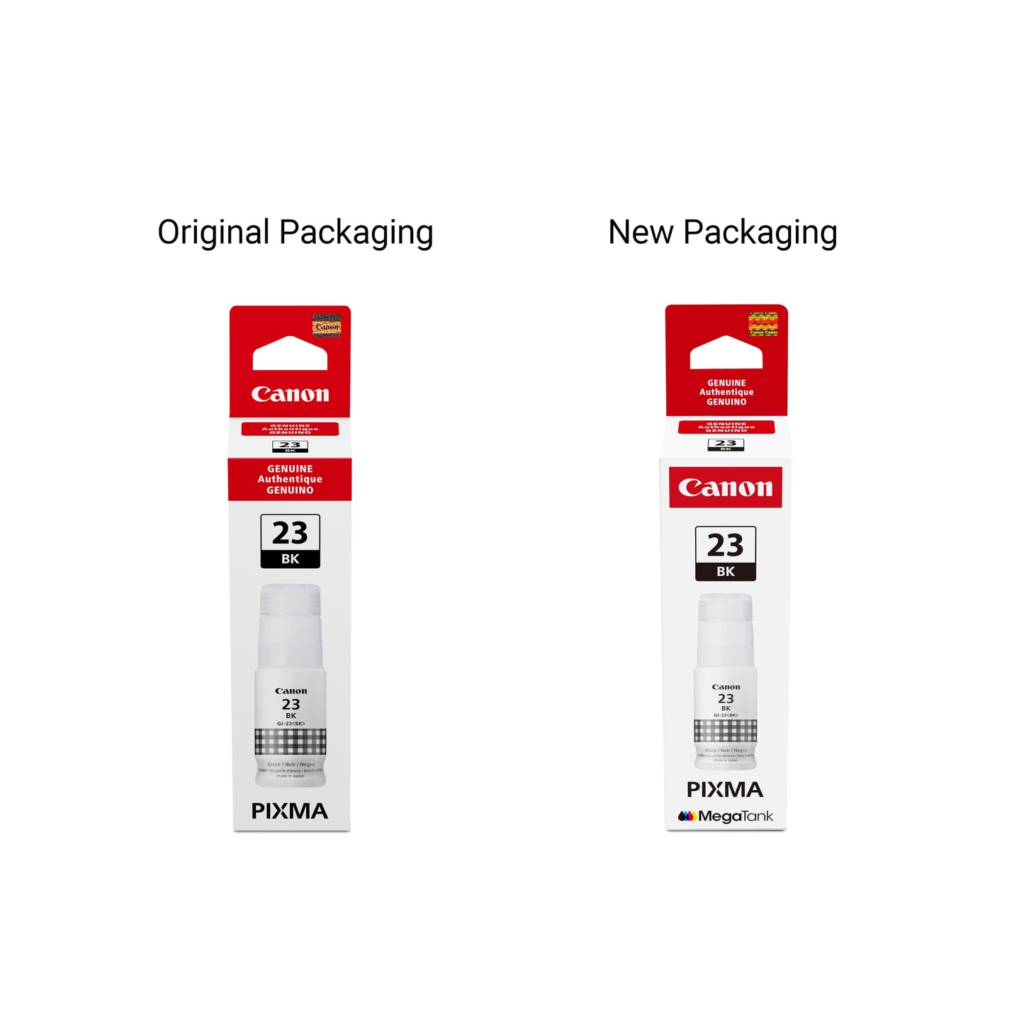Canon GI-23 Genuine Black Ink Bottle, Compatible with Megatank G620 Printers