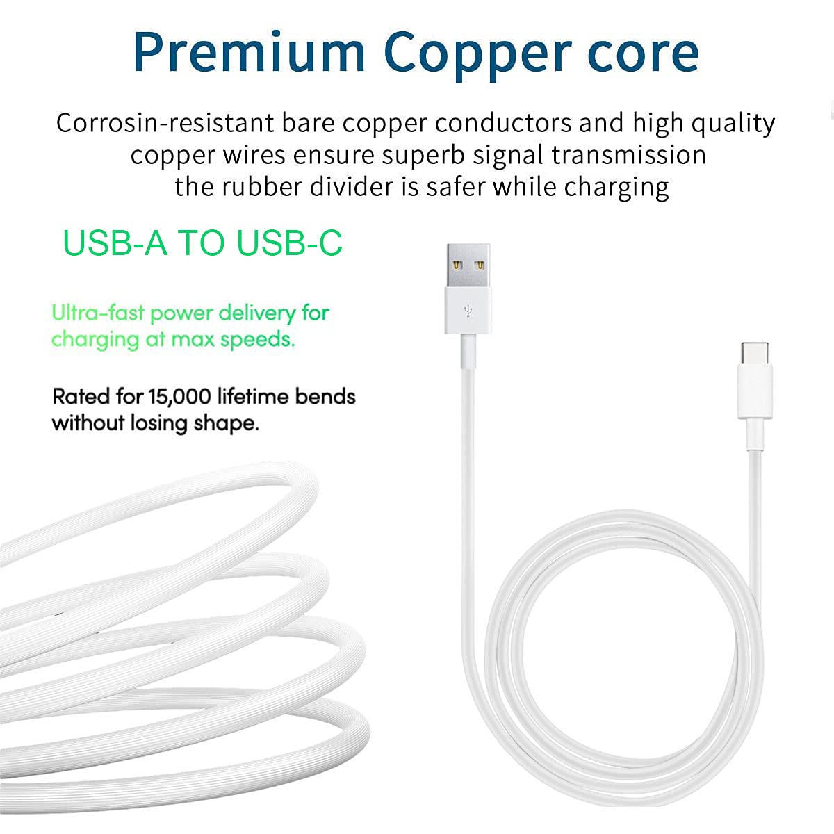 5V AC Power Adapter Charger and 5ft USB Charging Cord Cable Compatible with Vtech RM5754/HD/2HD, VTech RM5764/HD/2HD, VTech RM5864/HD/2HD, VTech