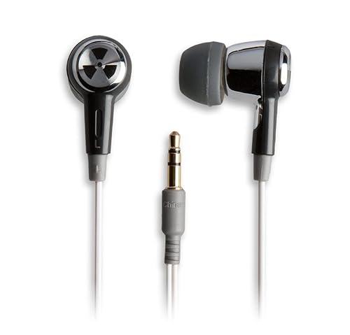 EarPollution Ozone Earbuds - Silver/Black (EP-OZONE-SB-09)